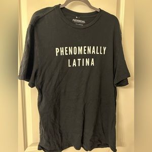 PHENOMENALLY LATINA Black T-Shirt